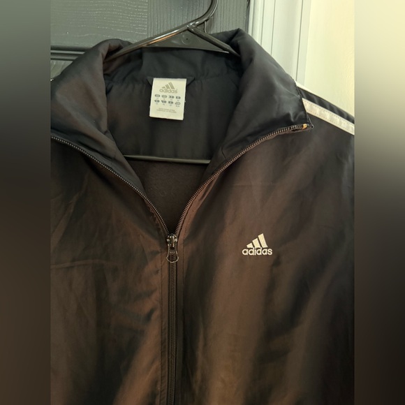 Adidas Women’s Black Windbreaker Track Jacket - Picture 6 of 8